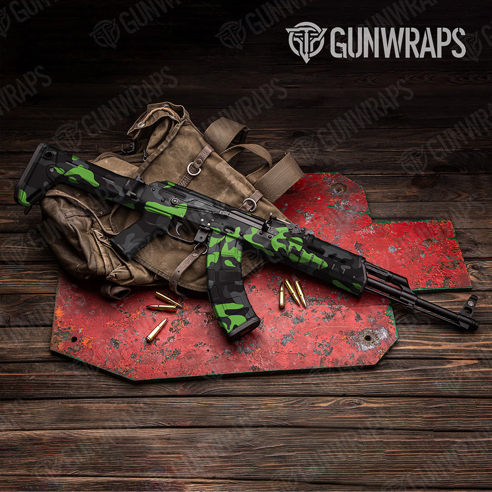 AK 47 Classic XL Metro Green Camo Gun Skin Vinyl Wrap