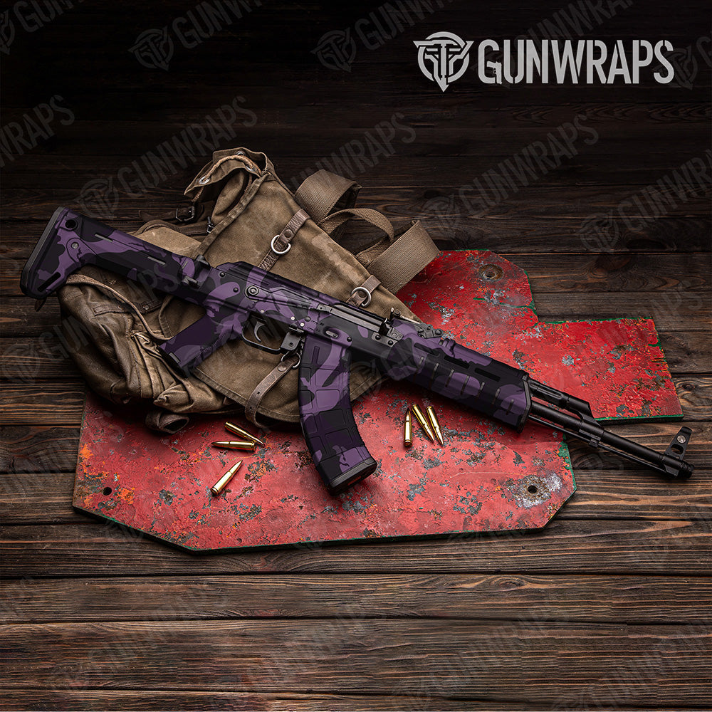 AK-47 Ragged XL Darkwing Camo Gun Skin Vinyl Wrap