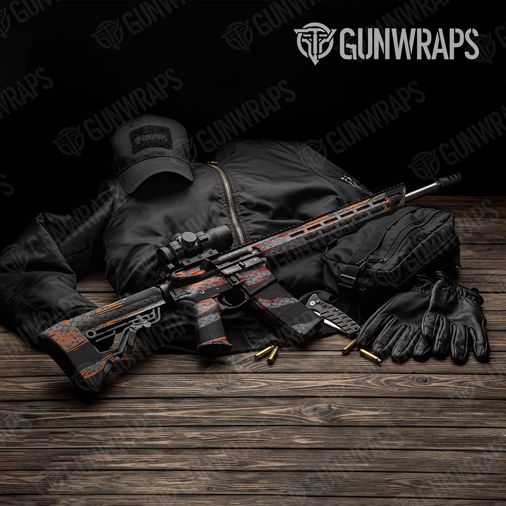 Dragonbreath Fire AR-15 Gun Skin Vinyl Wraps