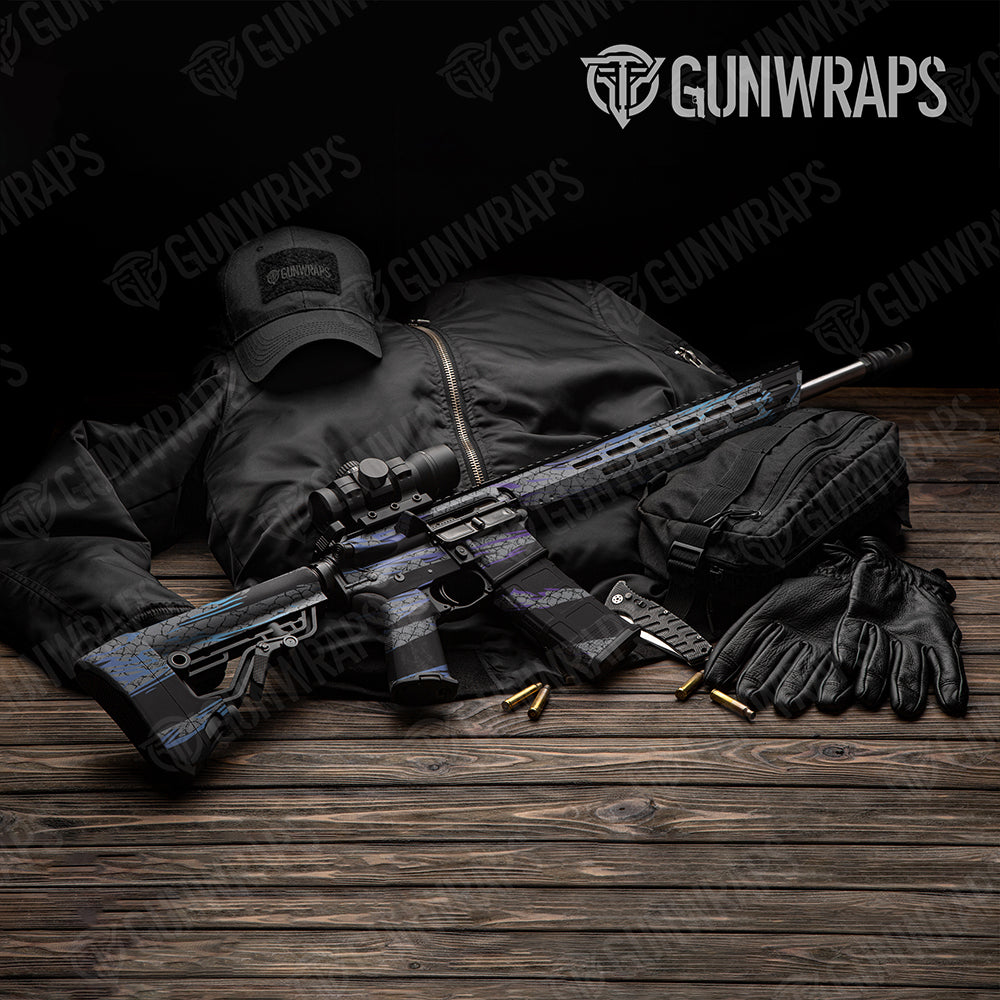 Dragonbreath Ice AR-15 Gun Skin Vinyl Wraps