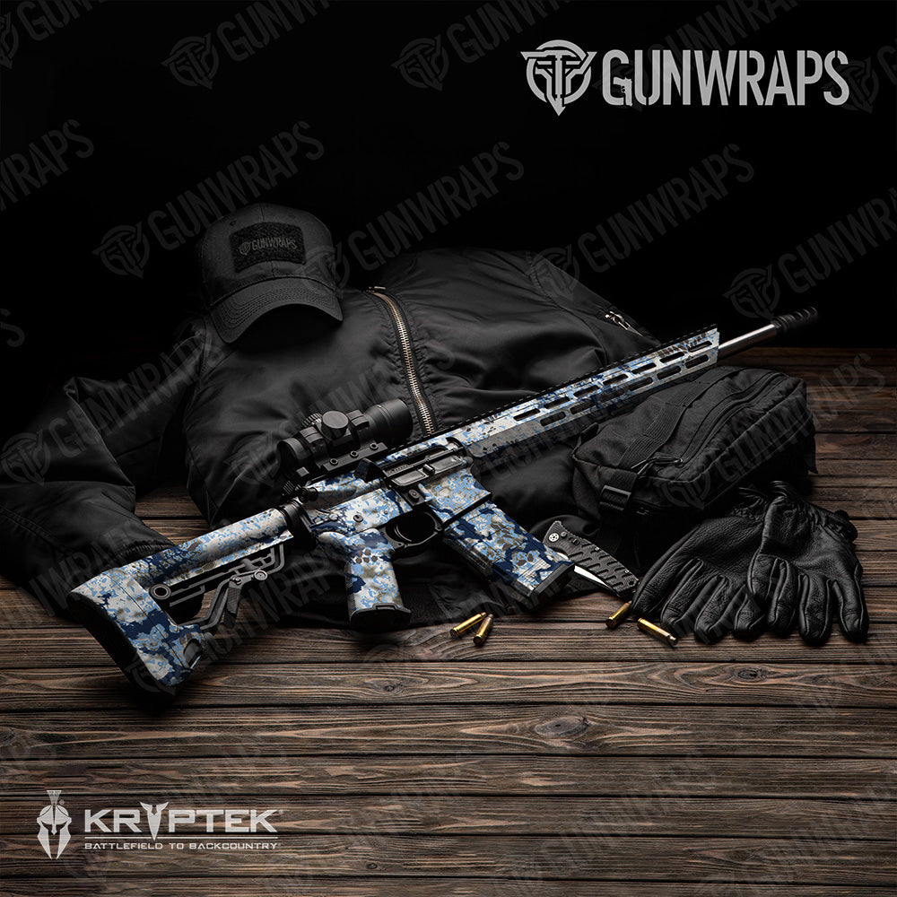 AR 15 Kryptek Obskura Signa Camo Gun Skin Vinyl Wrap