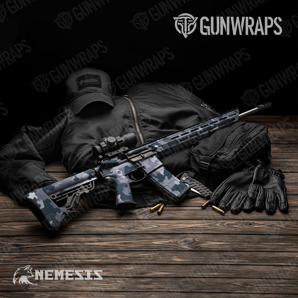 AR 15 Large Nemesis Night Ops Camo Wrap