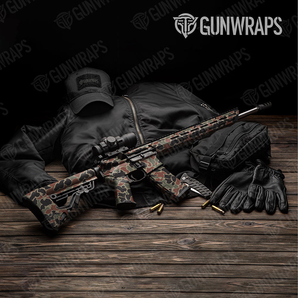 Old School Duck Militant Copper AR-15 Gun Skin Vinyl Wraps