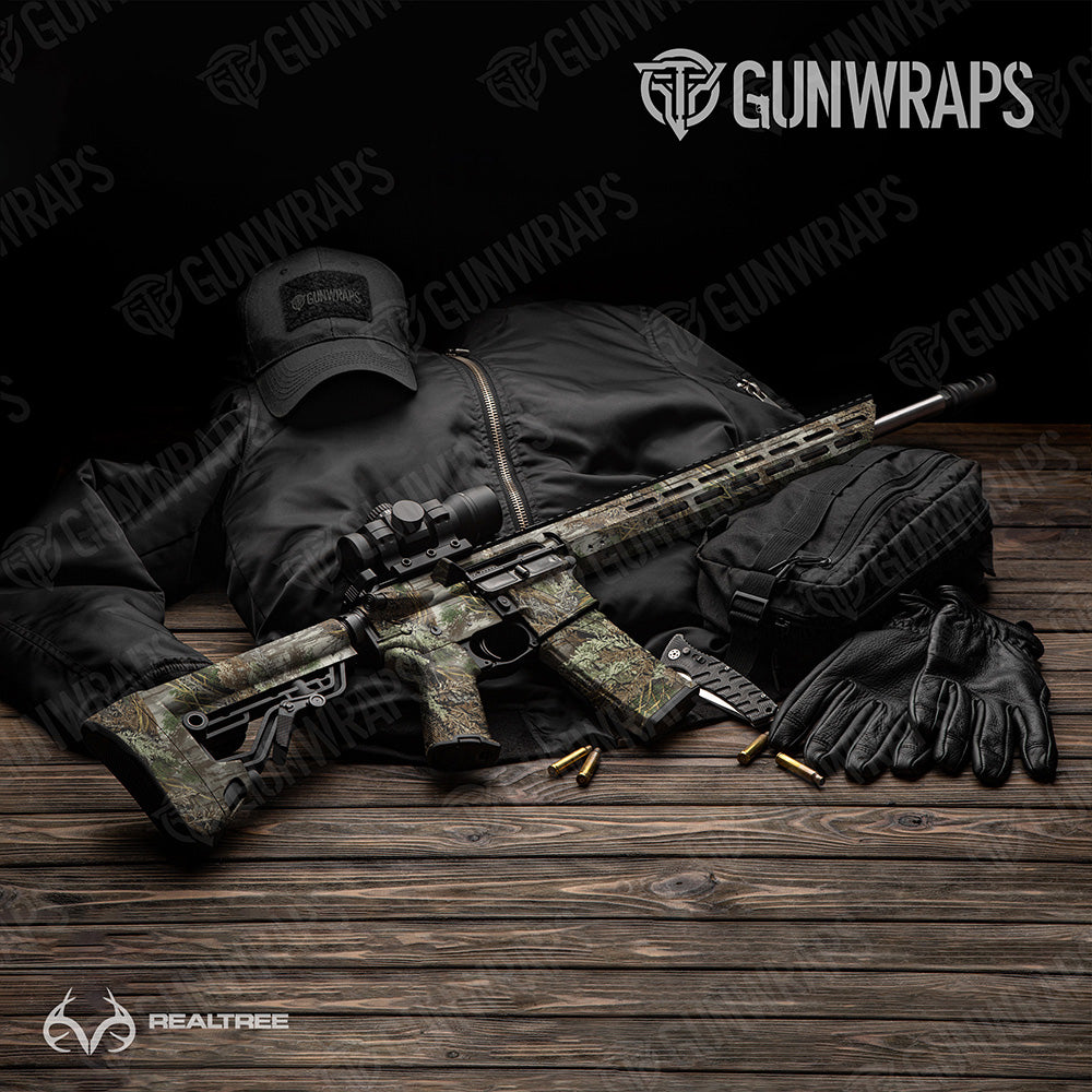 AR-15 Realtree XL MAX-1 Camo Gun Skin Vinyl Wrap