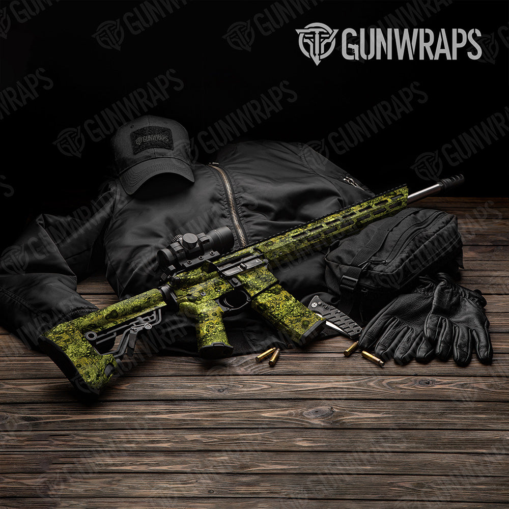 AR 15 Toadaflage Toxic Camo Gun Skin Vinyl Wrap