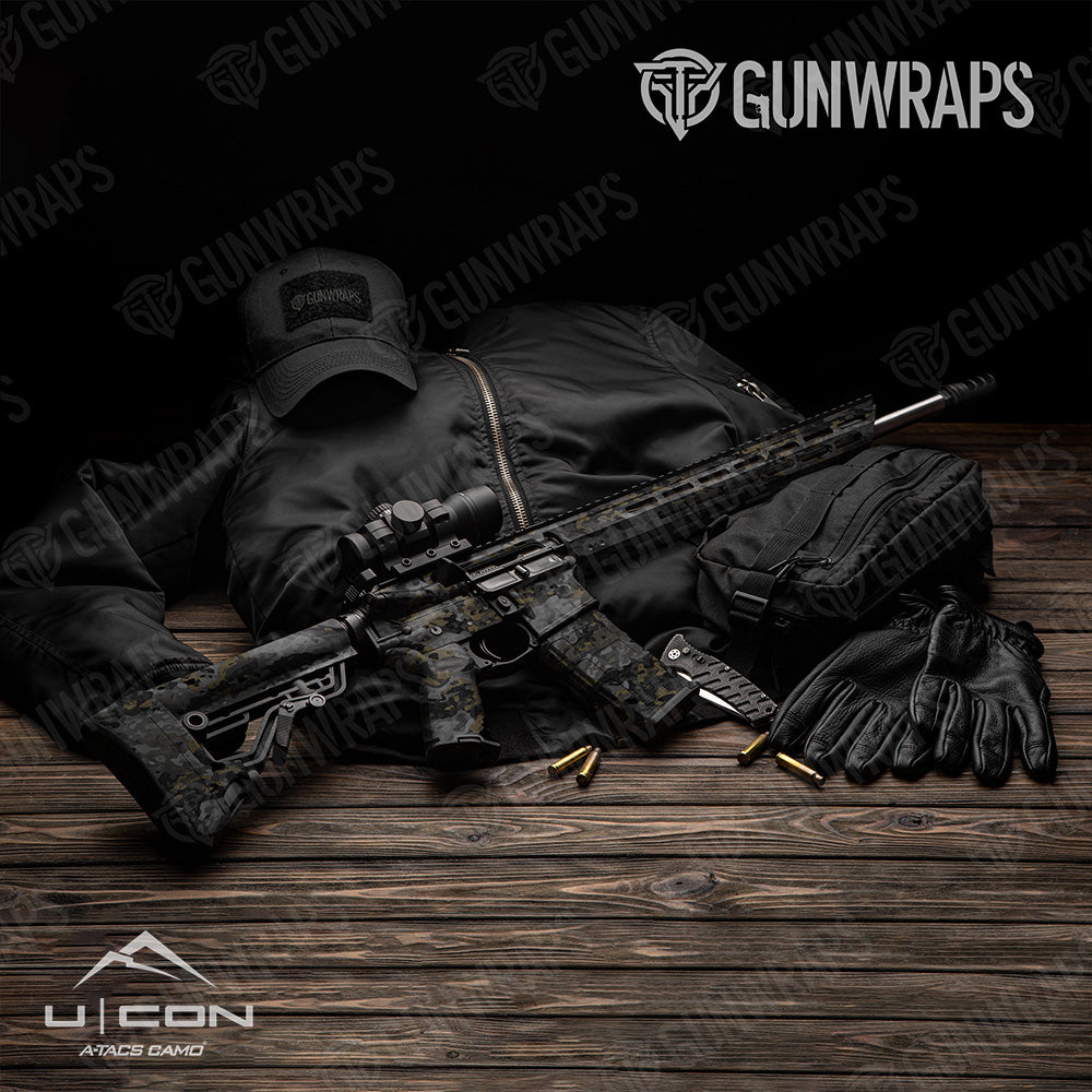 AR 15 Ucon Stealth Camo Gun Skin Vinyl Wrap
