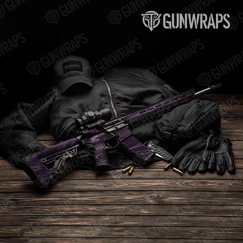 AR 15 Vietnam Tiger Stripe Darkwing Camo Gun Skin Vinyl Wrap