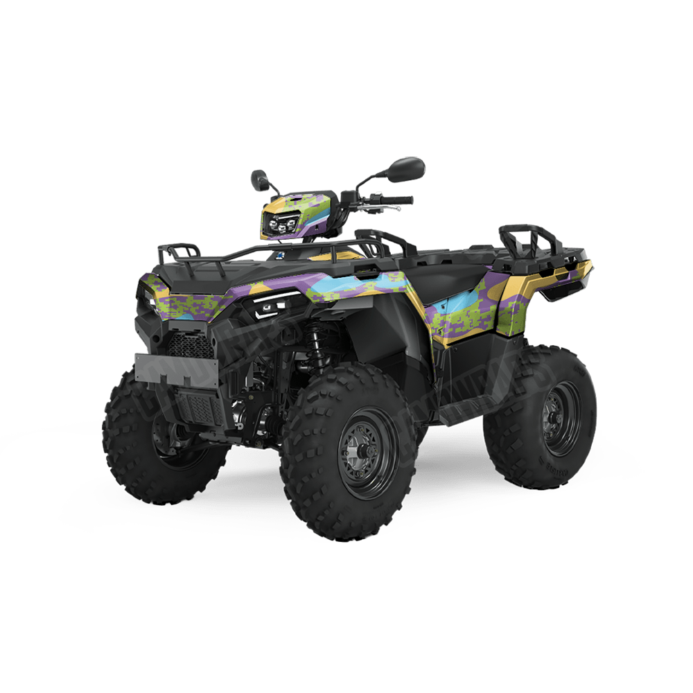 Compound Carnival Camo ATV Vinyl Wrap
