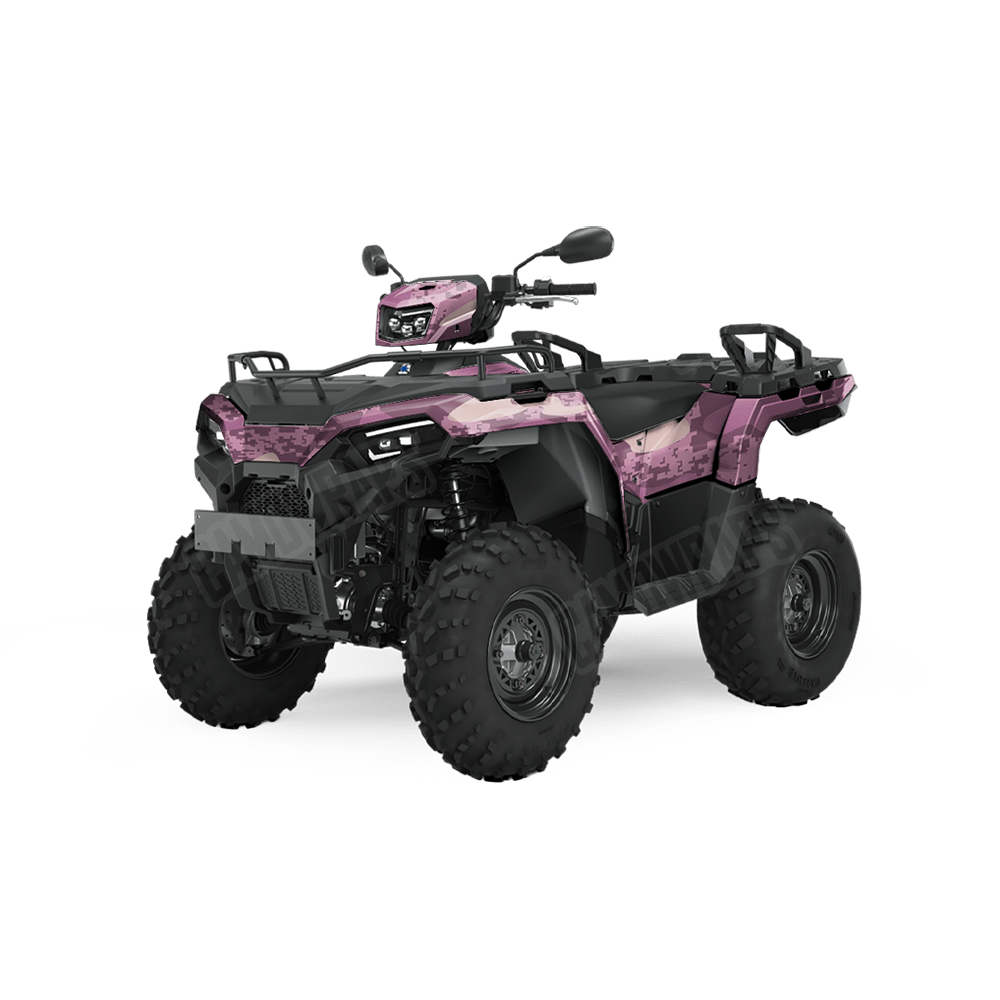 Compound Floral Camo ATV Vinyl Wrap