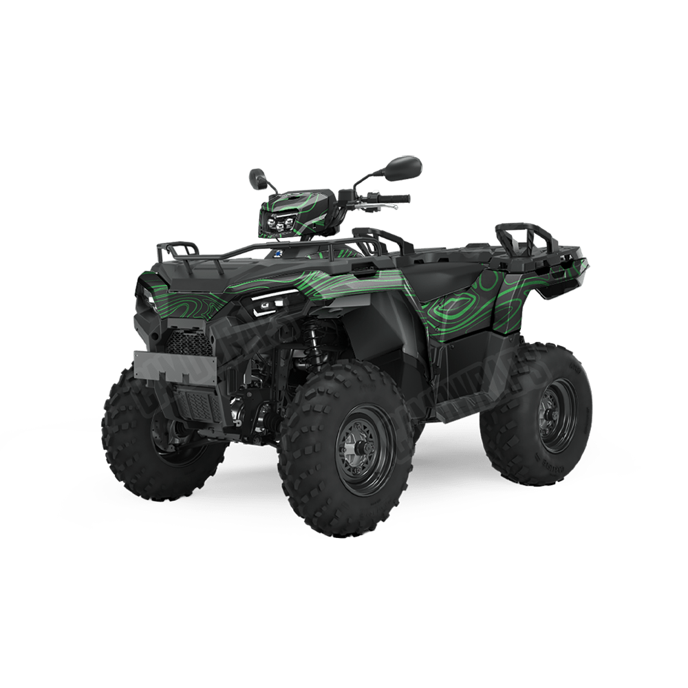 Damascus Green Camo ATV Vinyl Wrap