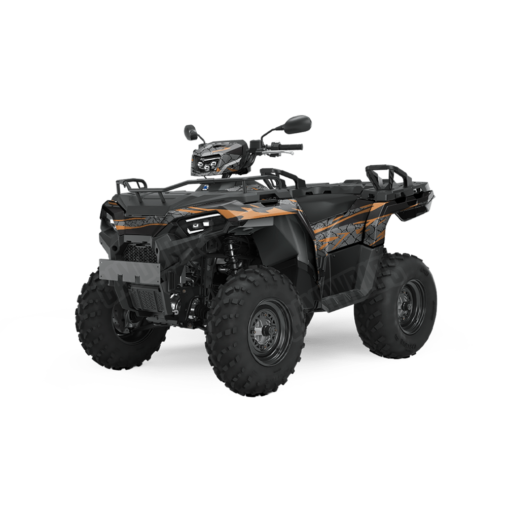 Dragonbreath Orange ATV Wraps