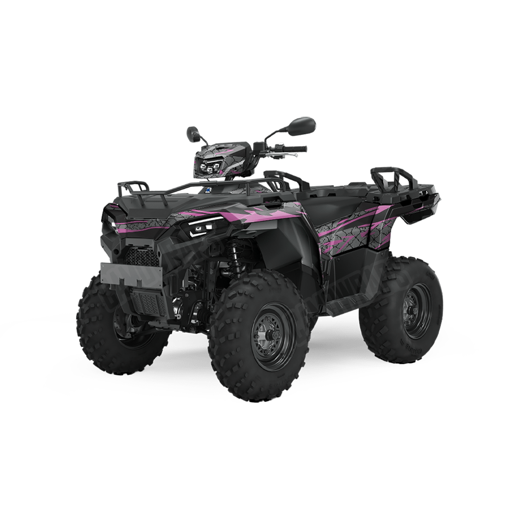 Dragonbreath Pink ATV Wraps