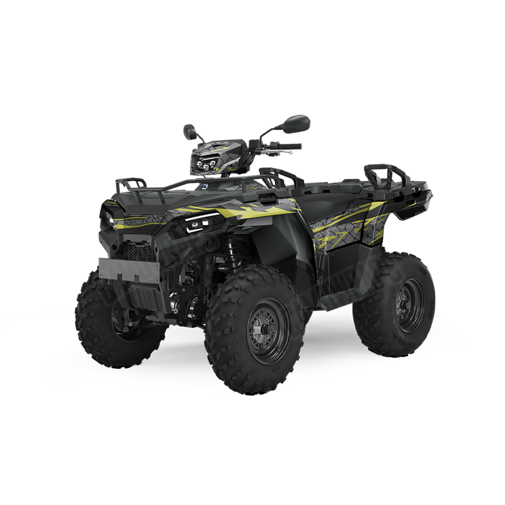 Dragonbreath Yellow ATV Wraps