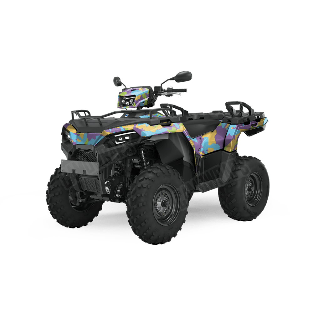 Erratic Carnival Camo ATV Vinyl Wrap