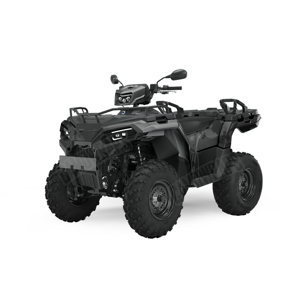 Jumbo Battle Storm Elite Black Camo ATV Vinyl Wrap