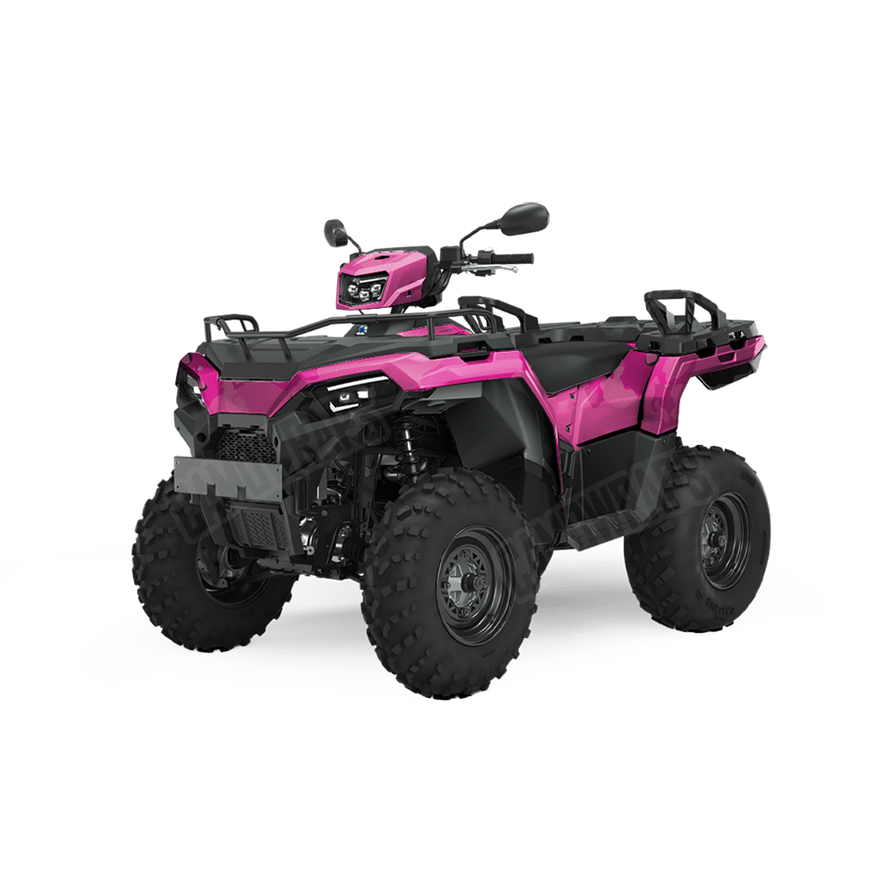Jumbo Battle Storm Elite Magenta Camo ATV Vinyl Wrap