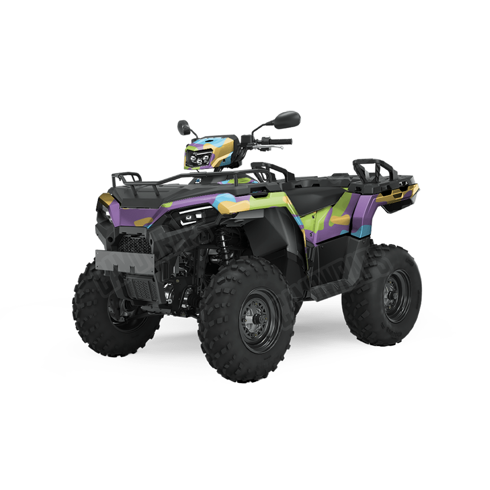 Jumbo Classic Carnival Camo ATV Vinyl Wrap