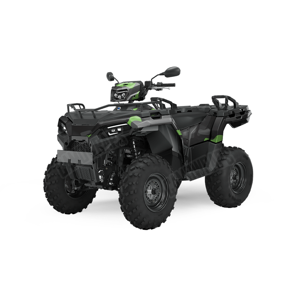 Jumbo Classic Metro Green Camo ATV Vinyl Wrap