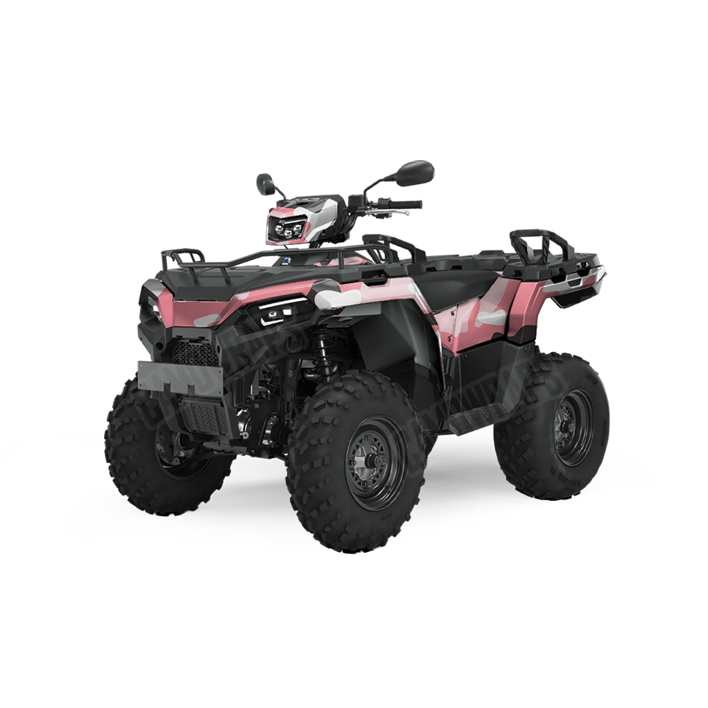 Jumbo Classic Pink Camo ATV Vinyl Wrap