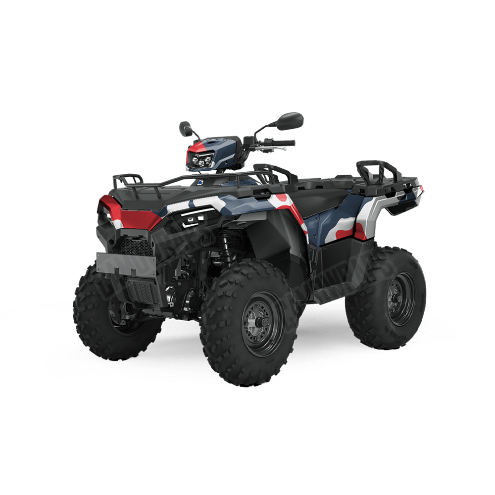 Jumbo Cumulus America Camo ATV Vinyl Wrap