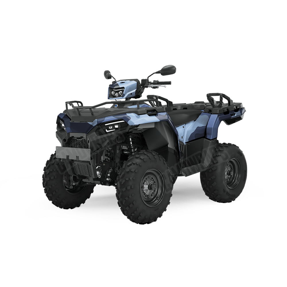 Jumbo Cumulus Blue Urban Night Camo ATV Vinyl Wrap