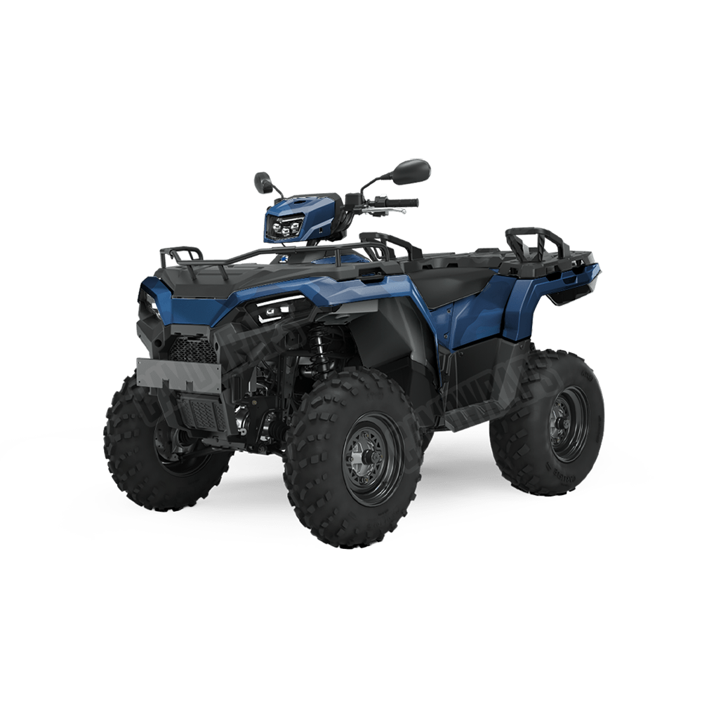 Jumbo Cumulus Elite Blue Camo ATV Vinyl Wrap