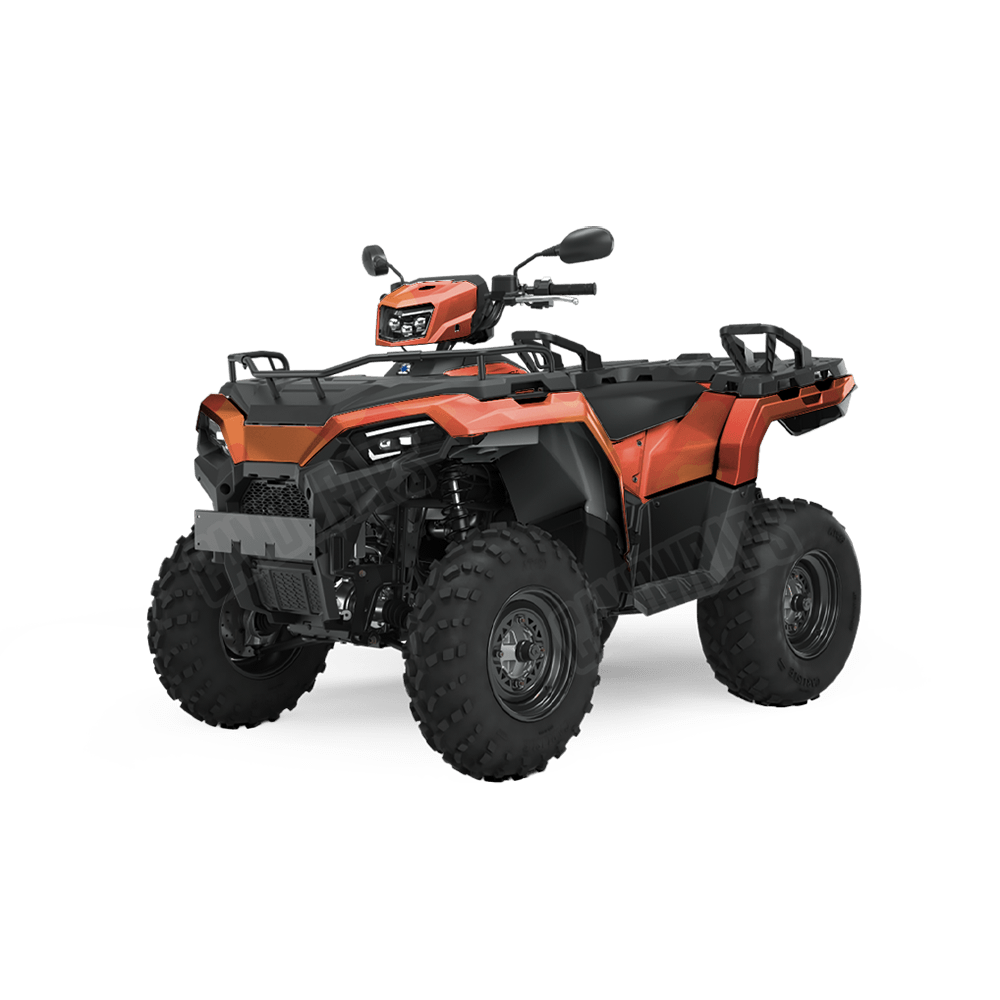 Jumbo Cumulus Elite Orange Camo ATV Vinyl Wrap