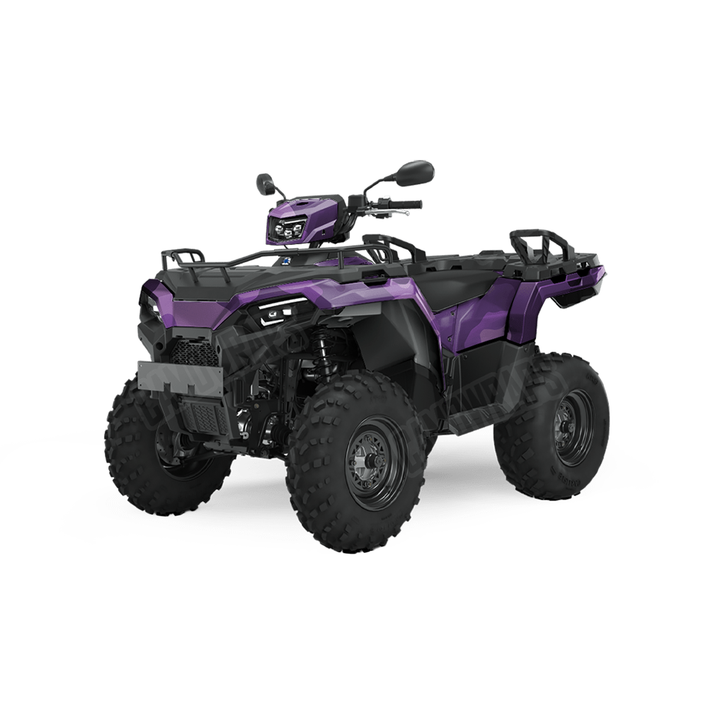 Jumbo Cumulus Elite Purple Camo ATV Vinyl Wrap