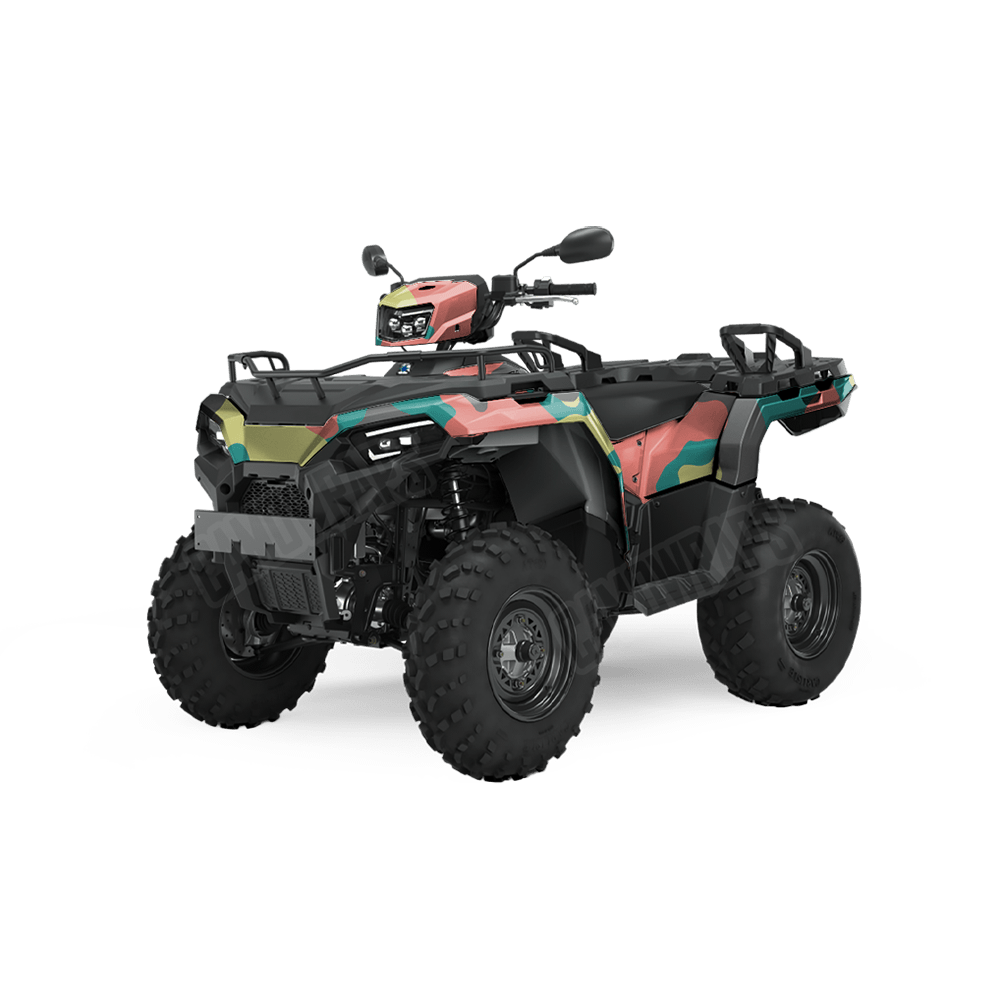 Jumbo Cumulus Fiesta Camo ATV Vinyl Wrap