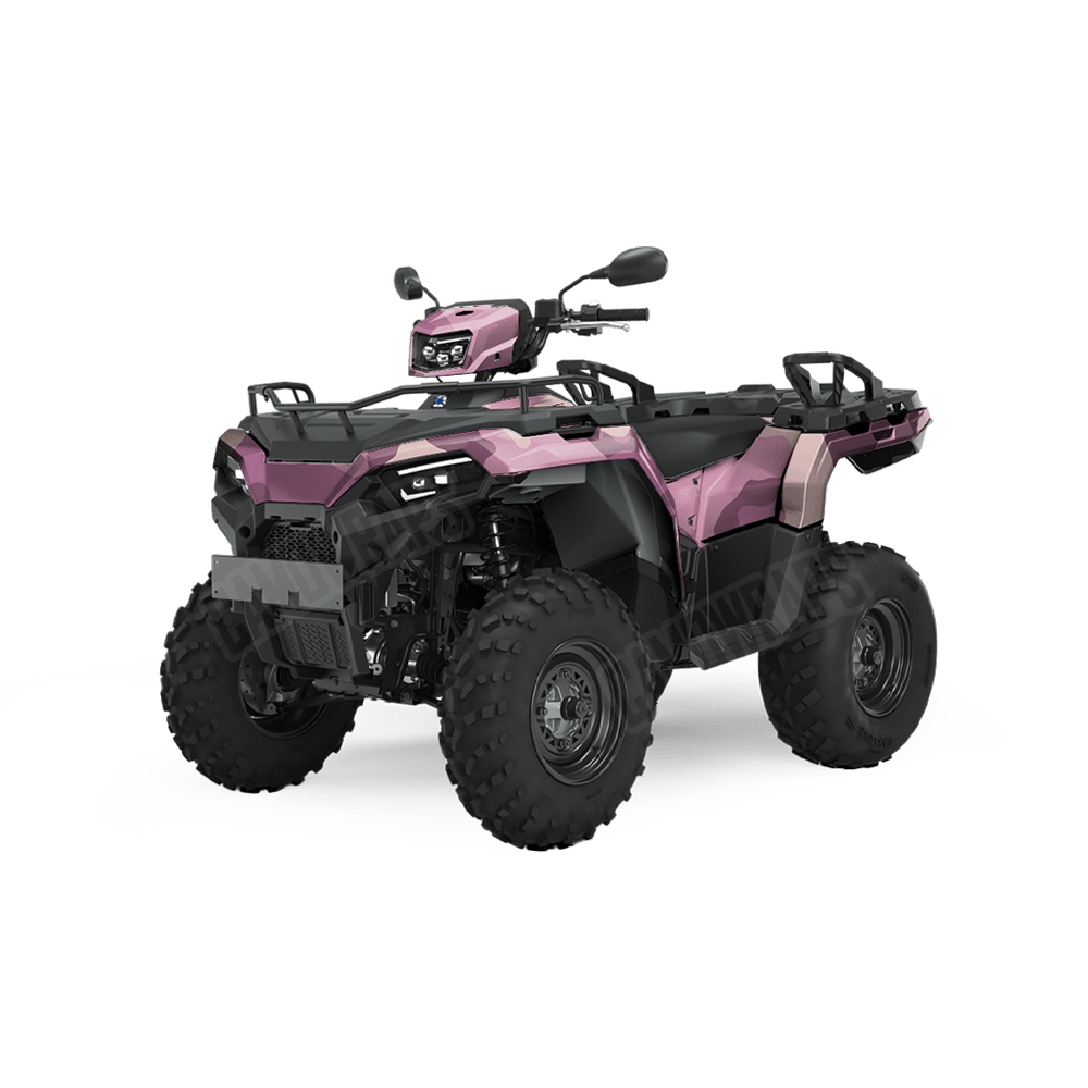 Jumbo Cumulus Floral Camo ATV Vinyl Wrap