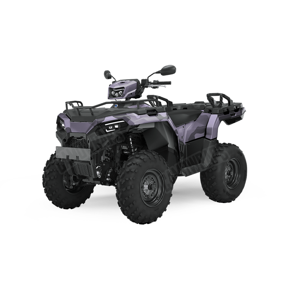 Jumbo Cumulus Lilac Camo ATV Vinyl Wrap