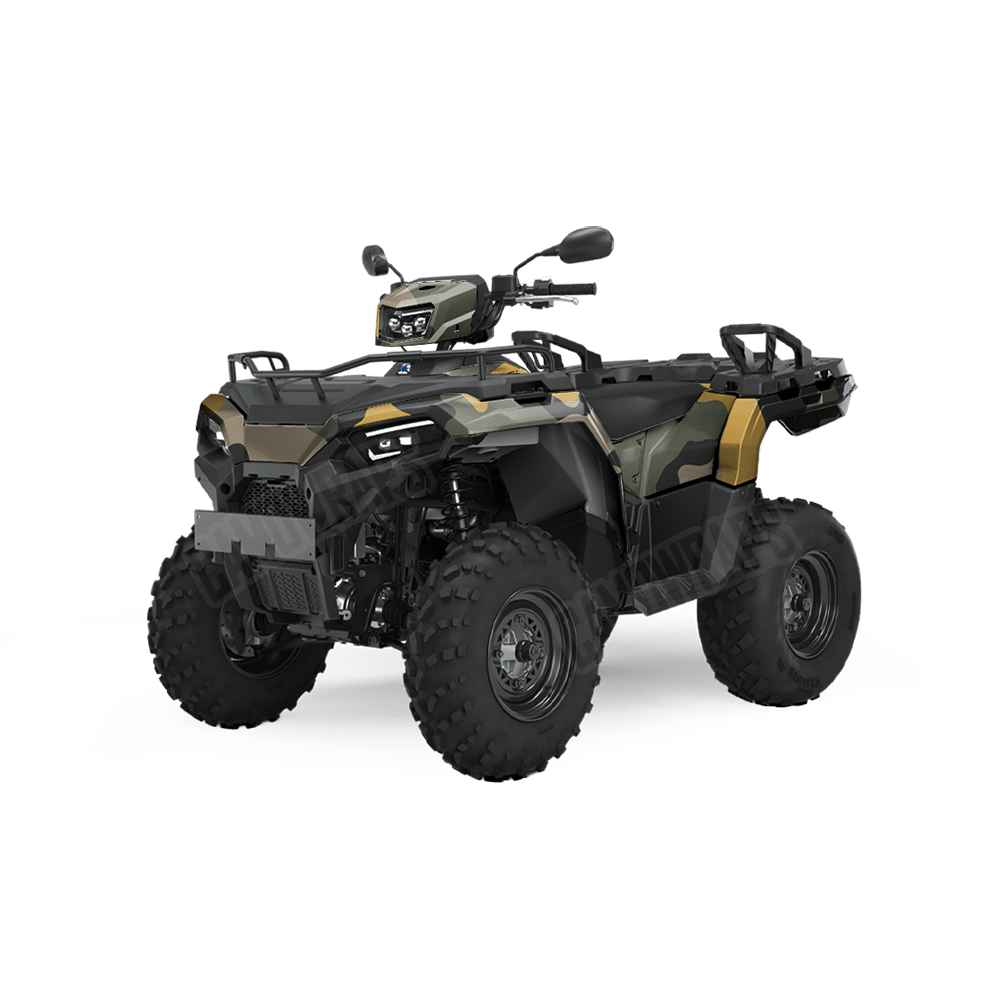 Jumbo Cumulus Militant Yellow Camo ATV Vinyl Wrap