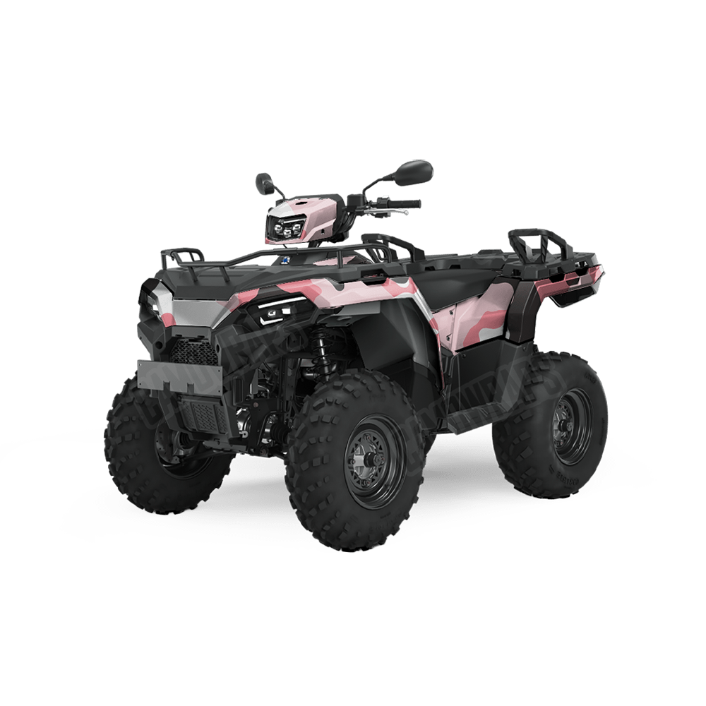 Jumbo Cumulus Pink Camo ATV Vinyl Wrap