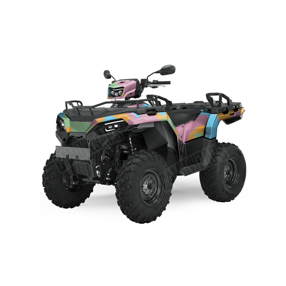 Jumbo Cumulus Sherbert Camo ATV Vinyl Wrap