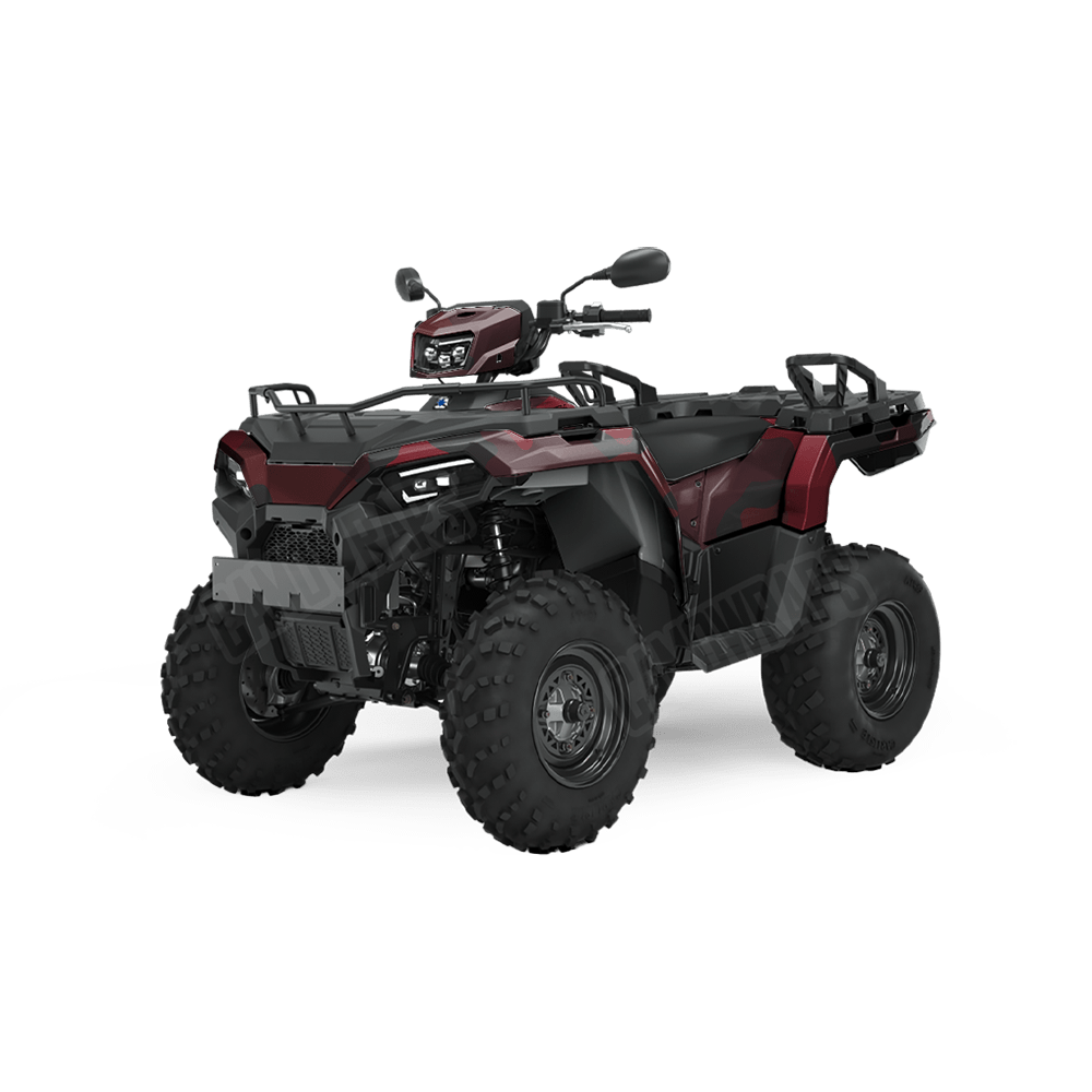 Jumbo Cumulus Vampire Red Camo ATV Vinyl Wrap