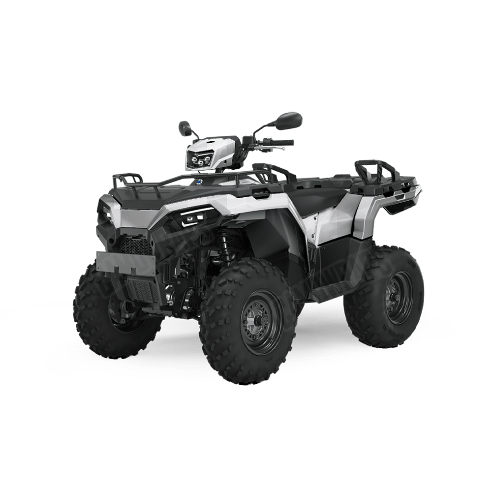 Pixel Elite White ATV Wraps