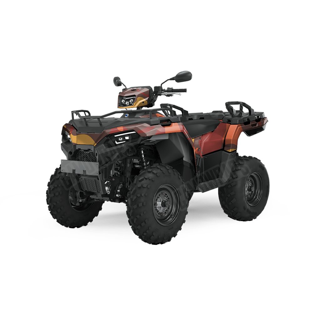 Jumbo Ragged Autumn Camo ATV Vinyl Wrap