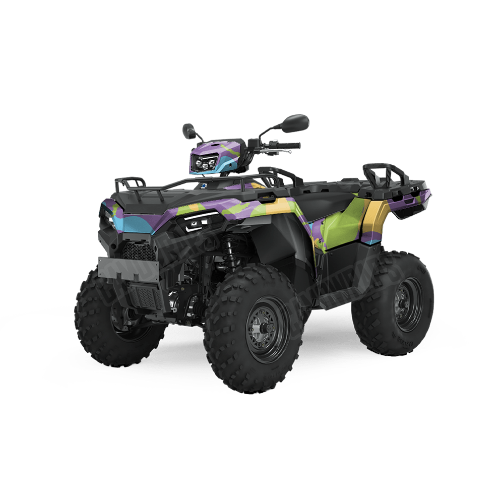 Jumbo Ragged Carnival Camo ATV Vinyl Wrap
