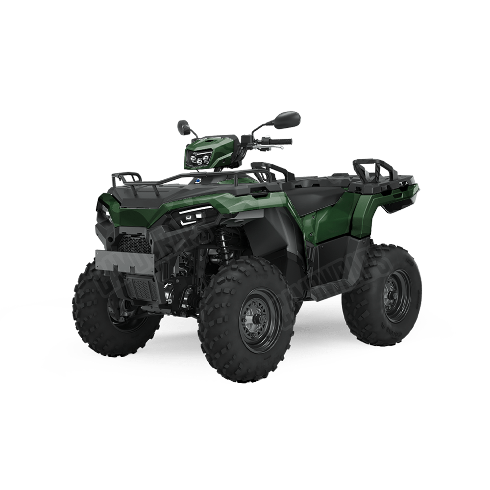 Jumbo Ragged Elite Green Camo ATV Vinyl Wrap