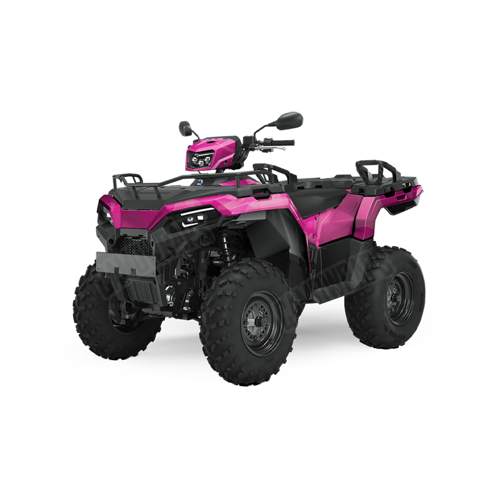 Jumbo Ragged Elite Magenta Camo ATV Vinyl Wrap