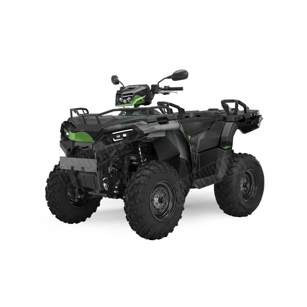 Jumbo Ragged Metro Green Camo ATV Vinyl Wrap