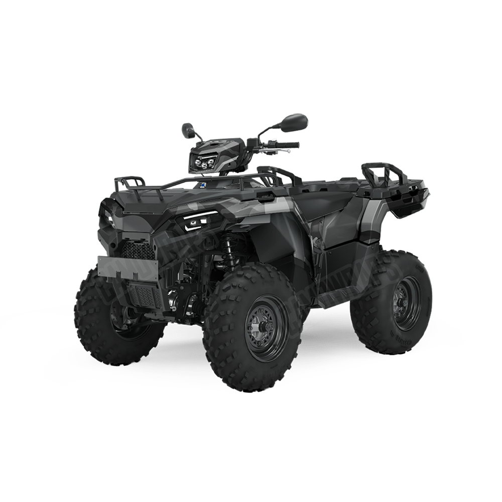 Jumbo Ragged Midnight Camo ATV Vinyl Wrap