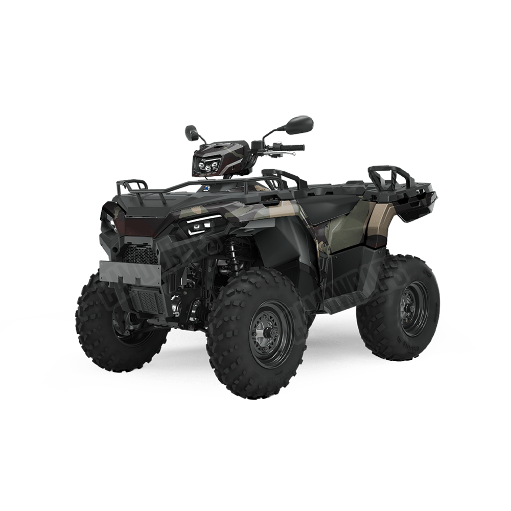 Jumbo Ragged Militant Blood Camo ATV Vinyl Wrap