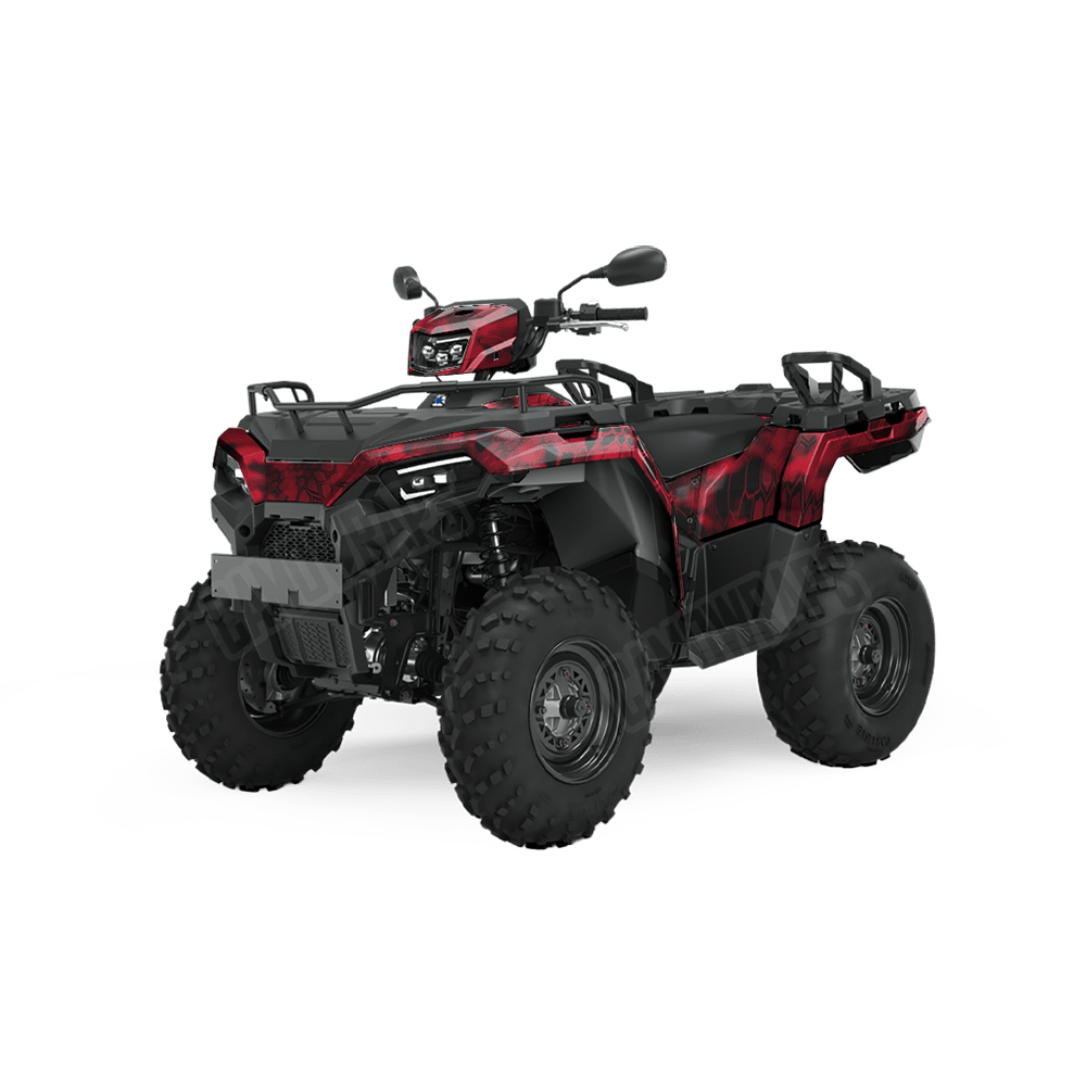 Kryptek Diablo Camo ATV Vinyl Wrap