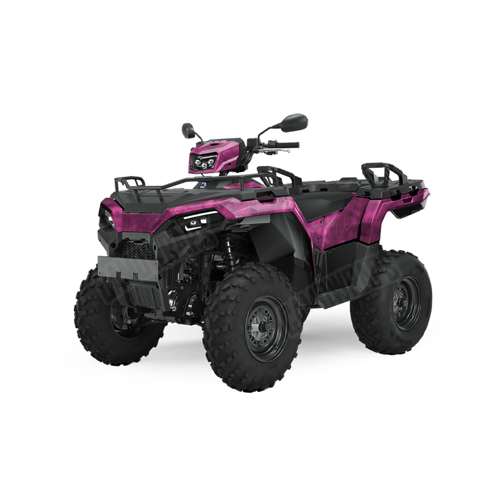 Kryptek Magenta Camo ATV Vinyl Wrap