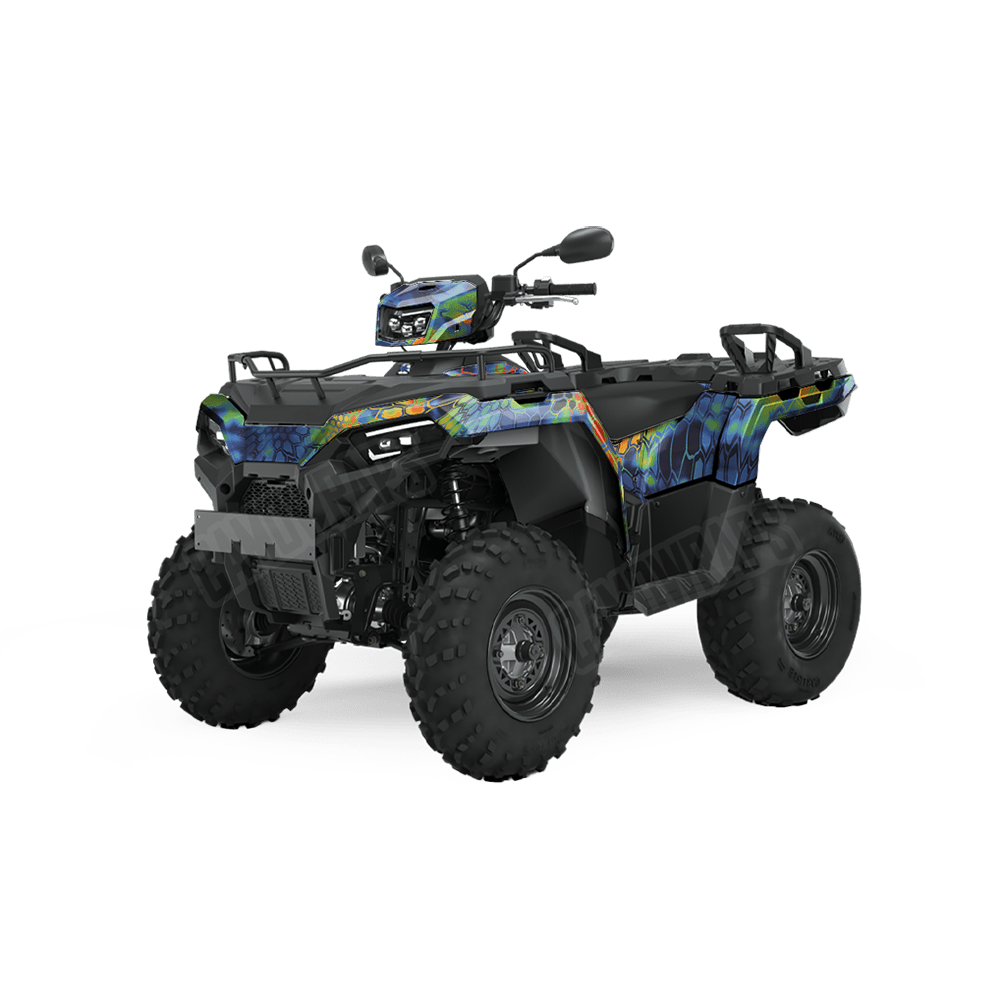 Kryptek Thermal Camo ATV Vinyl Wrap