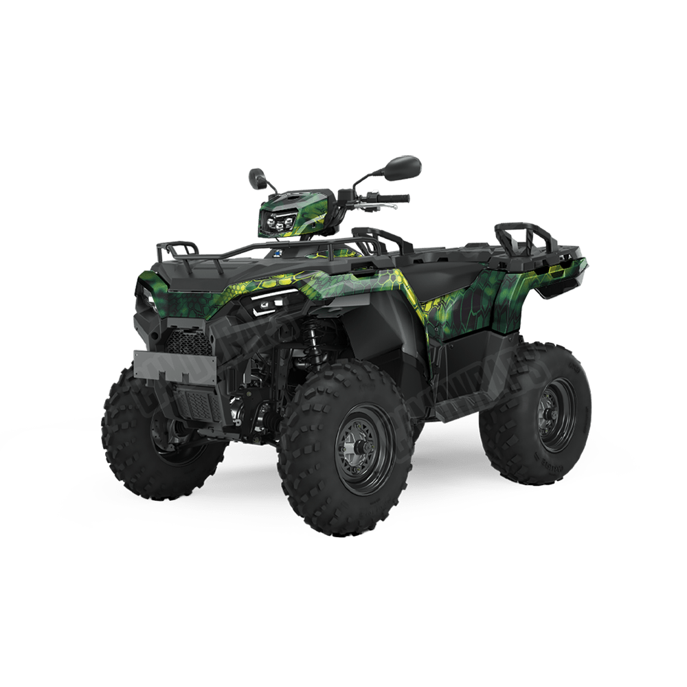 Kryptek Toxic Waste Camo ATV Vinyl Wrap