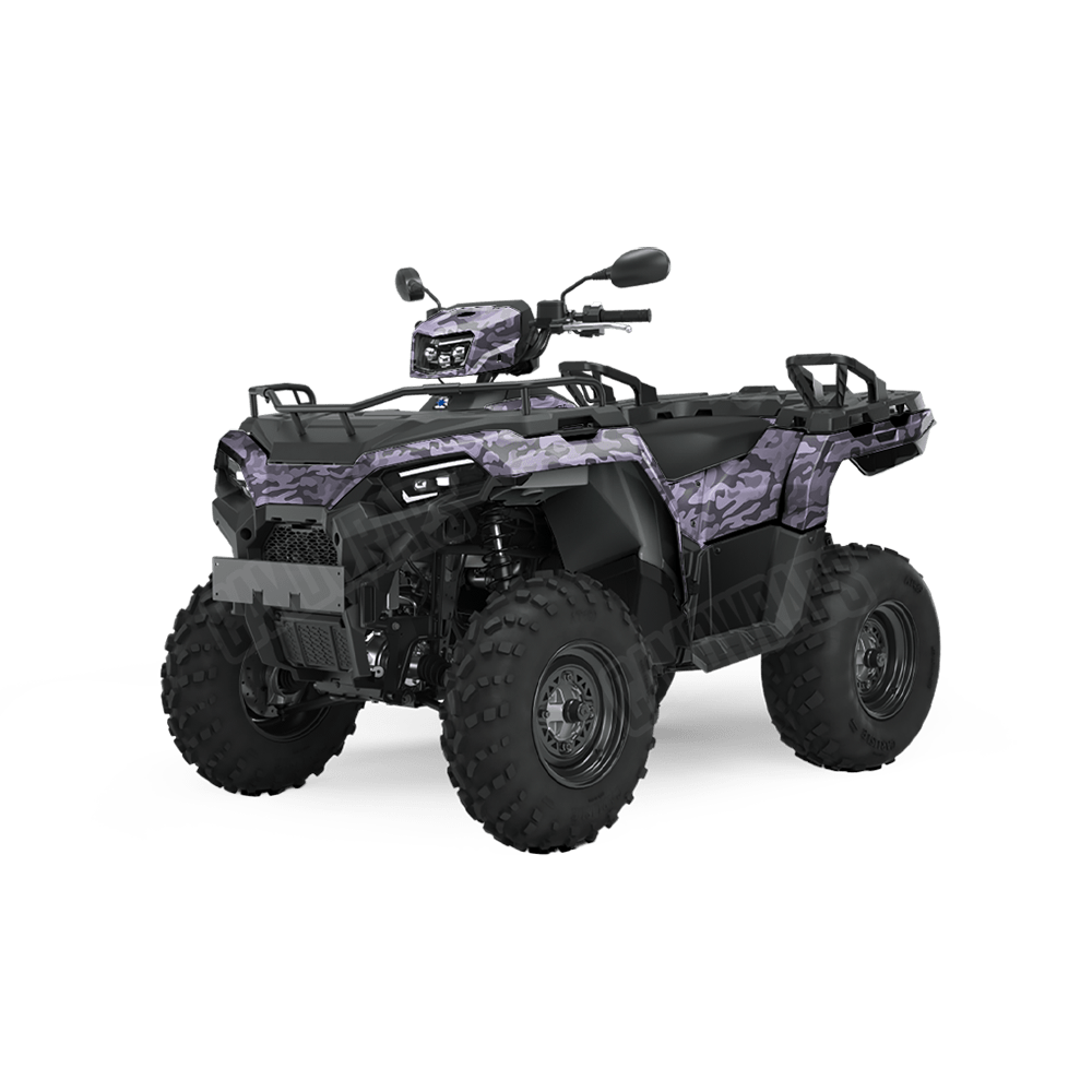 Large Classic Lilac Camo ATV Vinyl Wrap