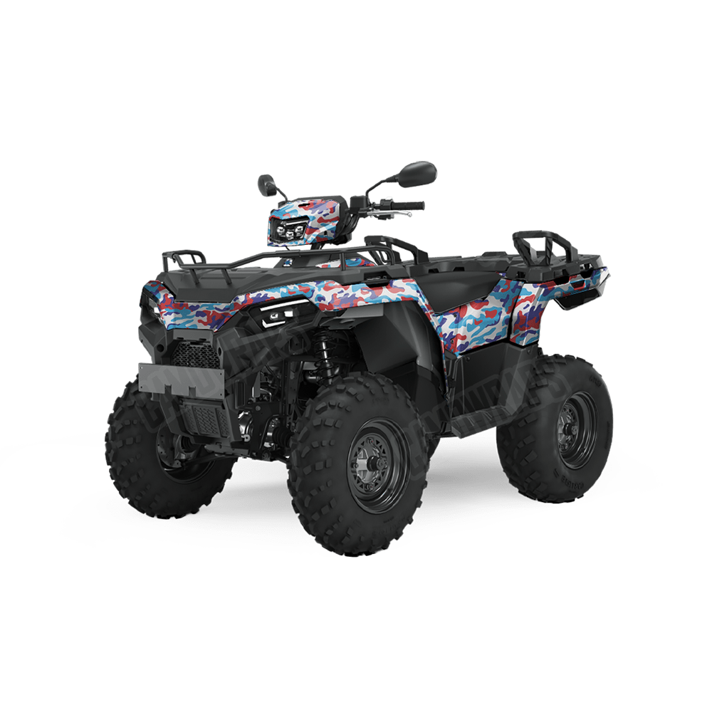 Large Classic M Series Camo ATV Vinyl Wrap