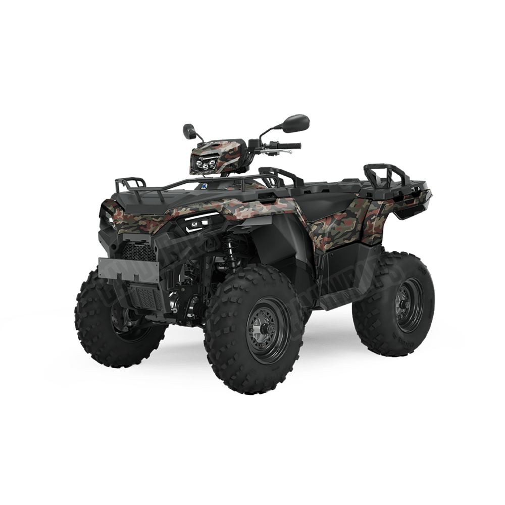 Large Classic Militant Copper Camo ATV Vinyl Wrap